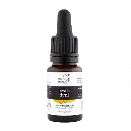 YOUR NATURAL SIDE Olej z Pestek Dyni nierafinowany Organic 10ml